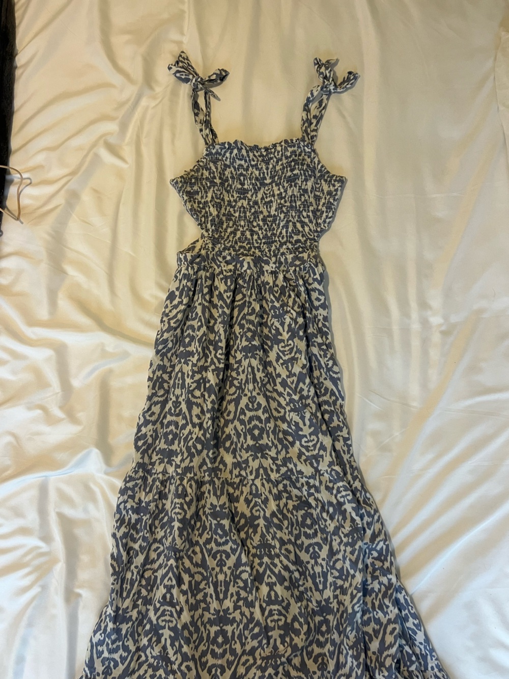 Japna Blue Floral Dress Size Small